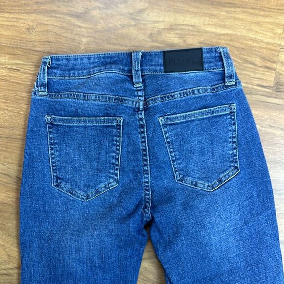 Pistola Special A Skinny Distressed Jeans Women's Dark Wash Sz 25 Mid Rise - Picture 6 of 10